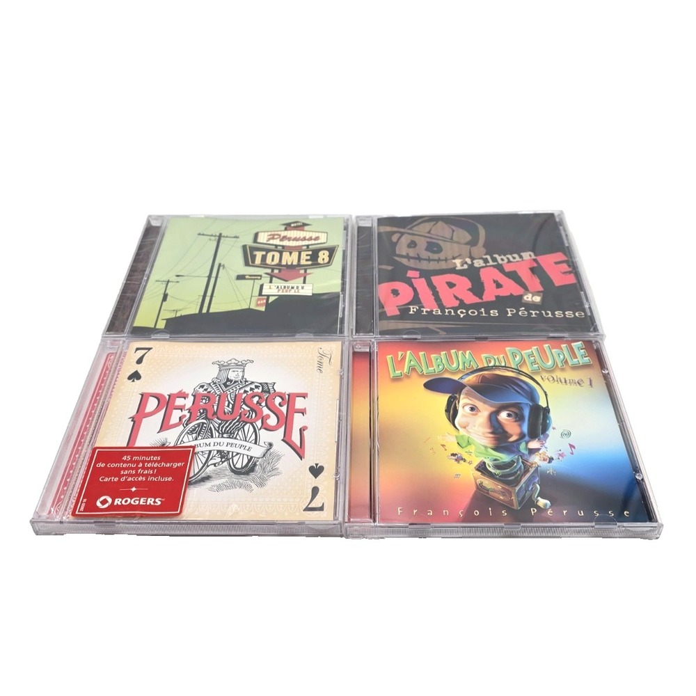 François Pérusse L'album du peuple Tomes 1-7-8 & L'album Pirate CD AUDIO